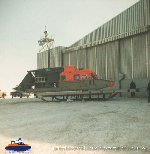 SRN5 with the Canadian Coastguard -  (credit: The <a href='http://www.hovercraft-museum.org/' target='_blank'>Hovercraft Museum Trust</a>).